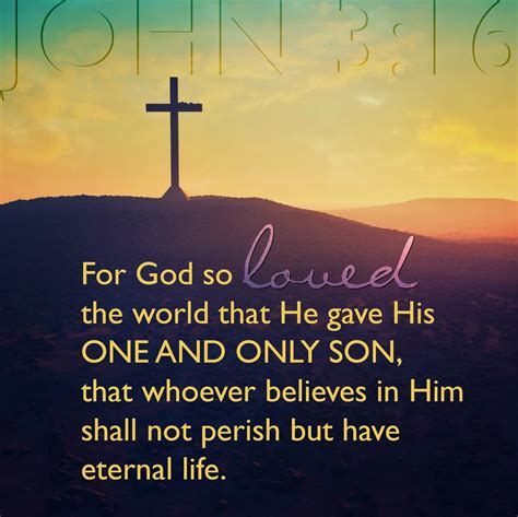 17 For God did not send his Son into the world to condemn the world, but to save the world through him. . John 3 16 niv